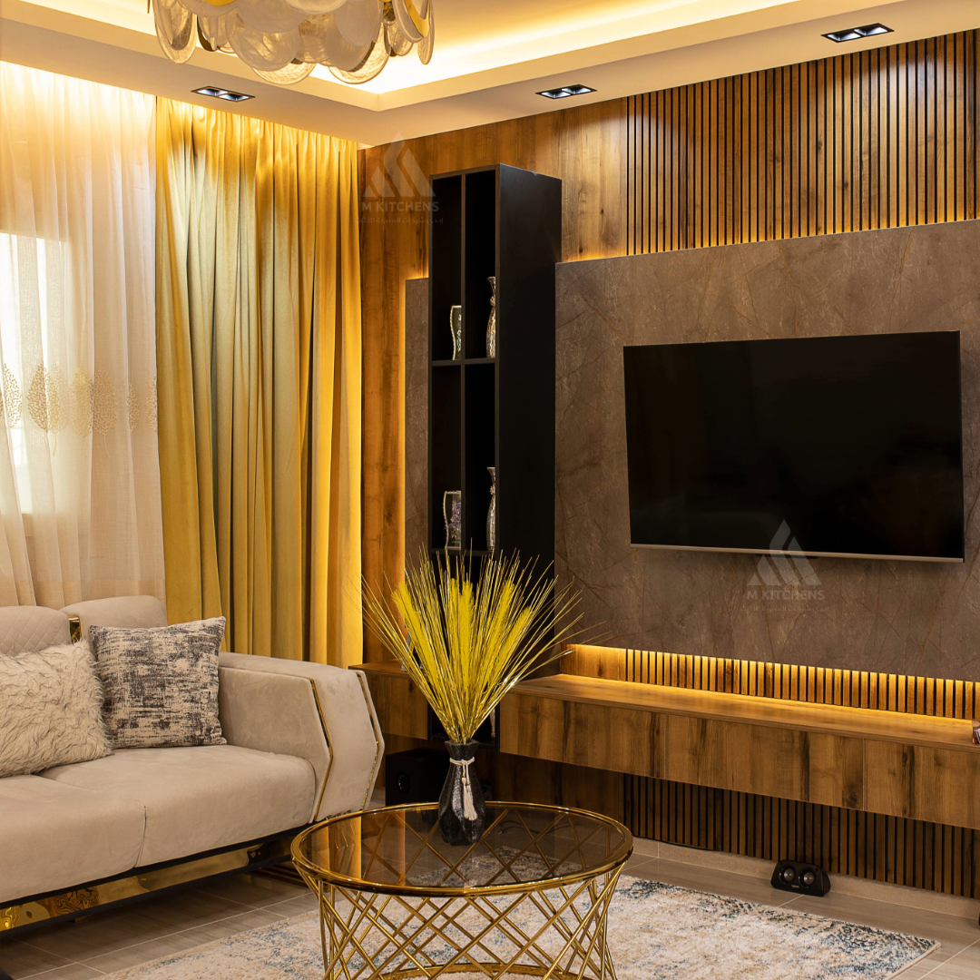 Marblewood TV unit - وحدة تلفزيون