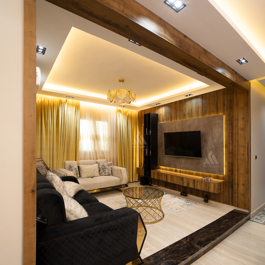 Marblewood TV unit - وحدة تلفزيون